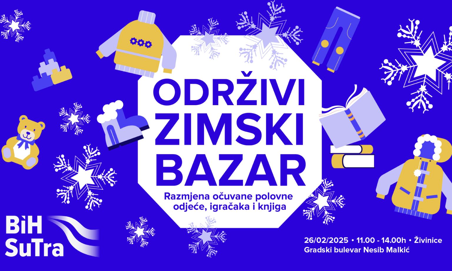 Održivi zimski bazar u Živinicama – razmjenom do zelenije budućnosti