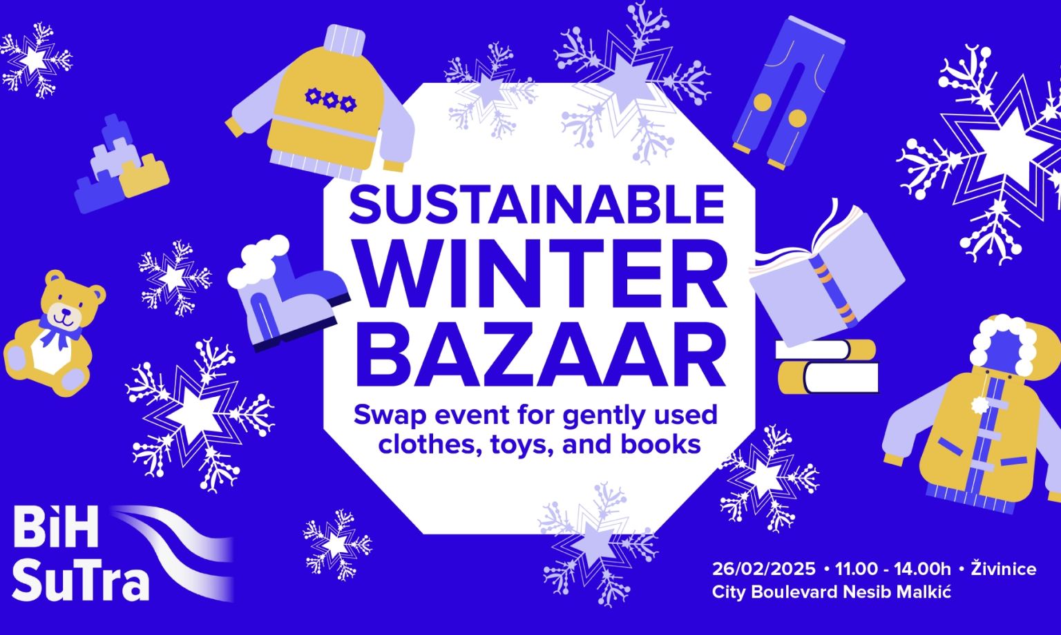 Swap for a greener future at the Sustainable Winter Bazaar in Živinice