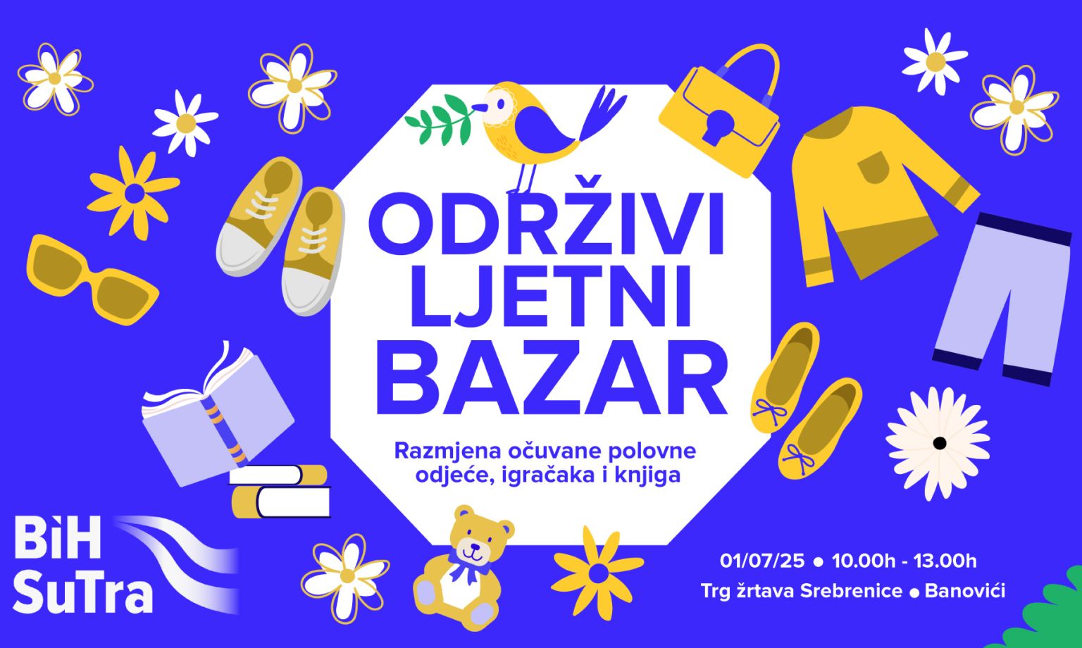 Održivi ljetni bazar u Banovićima: Pružite očuvanim starim stvarima novi život