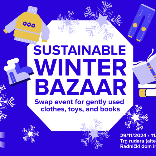 Sustainable Winter Bazaar in Breza – a swap event for gently used clothes, toys, and books