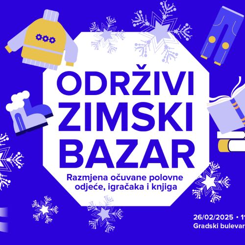 Održivi zimski bazar u Živinicama – razmjenom do zelenije budućnosti